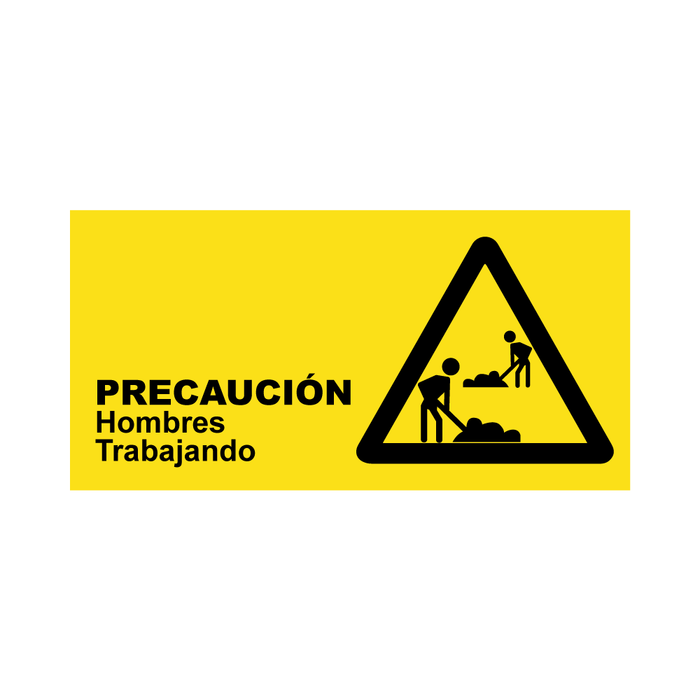 Precaución Hombres Trabajando AP-16