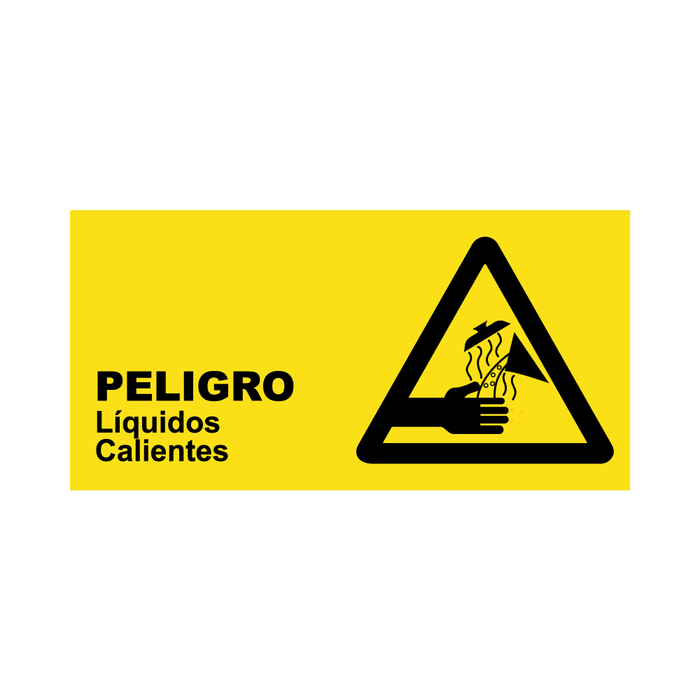 Peligro Líquidos Calientes AP-08