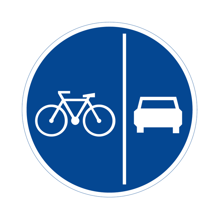 Superficie Segregada Motorizados Biciclos RO-13a