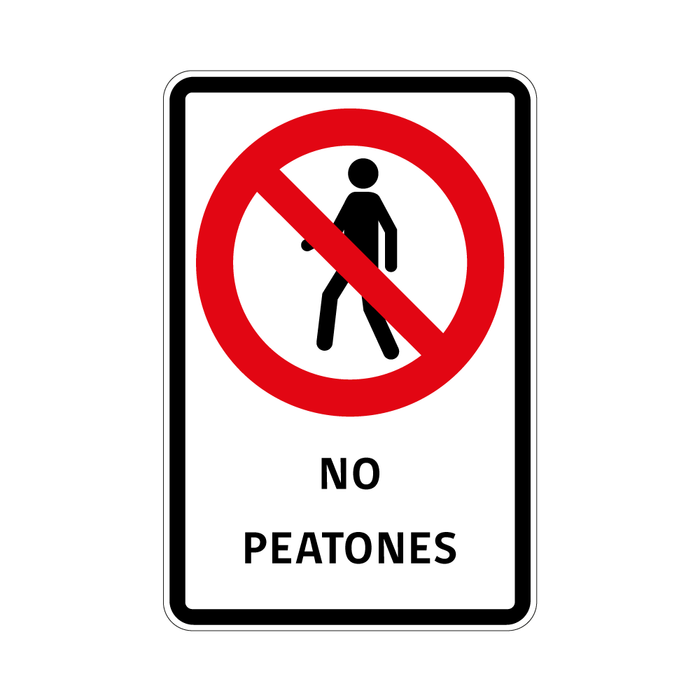 No Peatones RPO-16