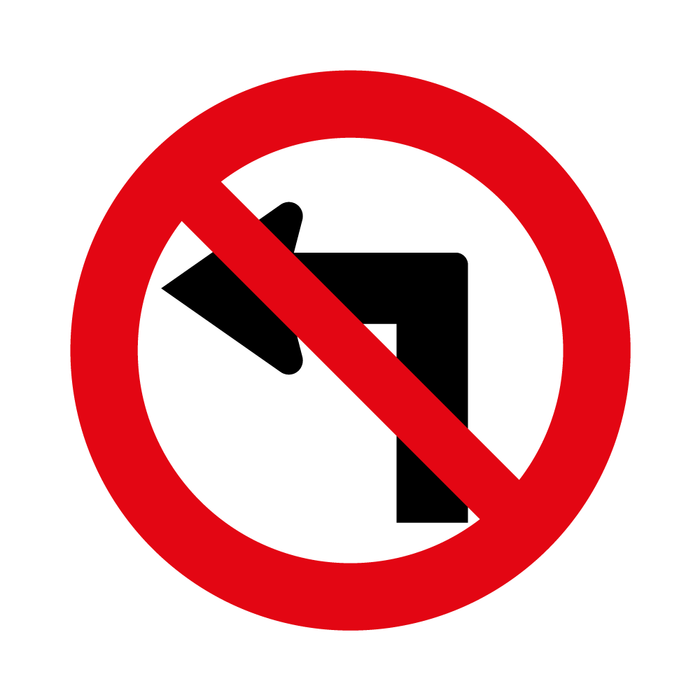 No Virar Izquierda RPO-2a
