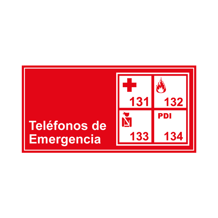Telefonos De Emergencia SCI-13