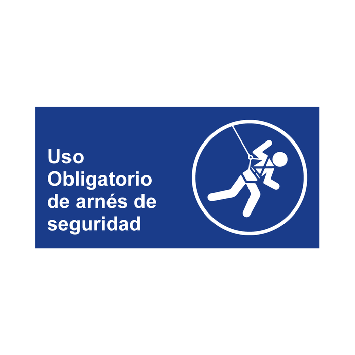 Uso Obligatorio De Arnés De Seguridad SO-18