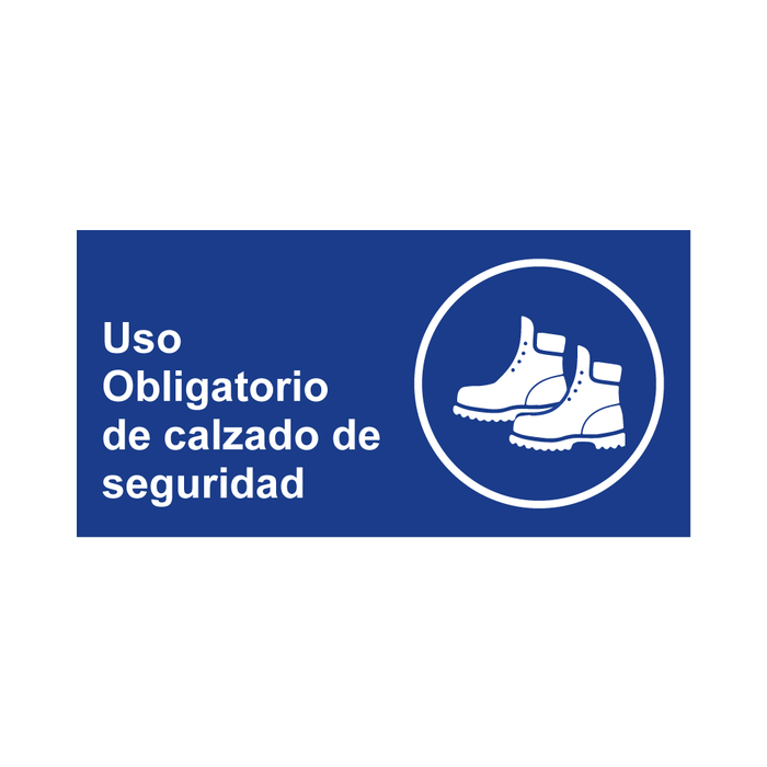 Uso Obligatorio De Calzado De Seguridad SO-19