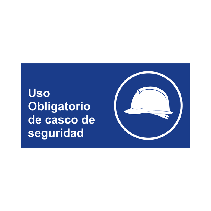 Uso Obligatorio De Casco De Seguridad SO-20