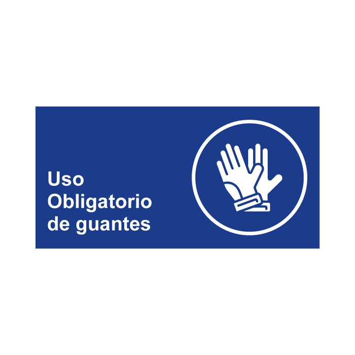 Uso Obligatorio De Guantes SO-22