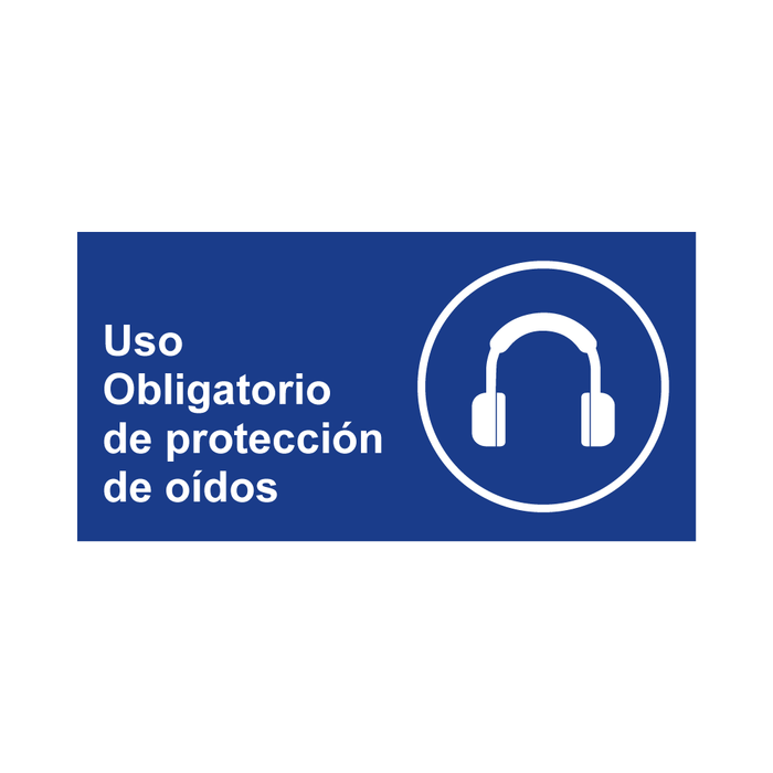 Uso Obligatorio De Protección Auditiva SO-24