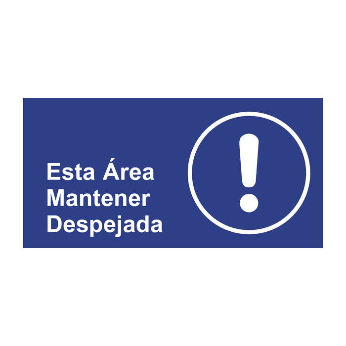 Mantener área despejada SO-34
