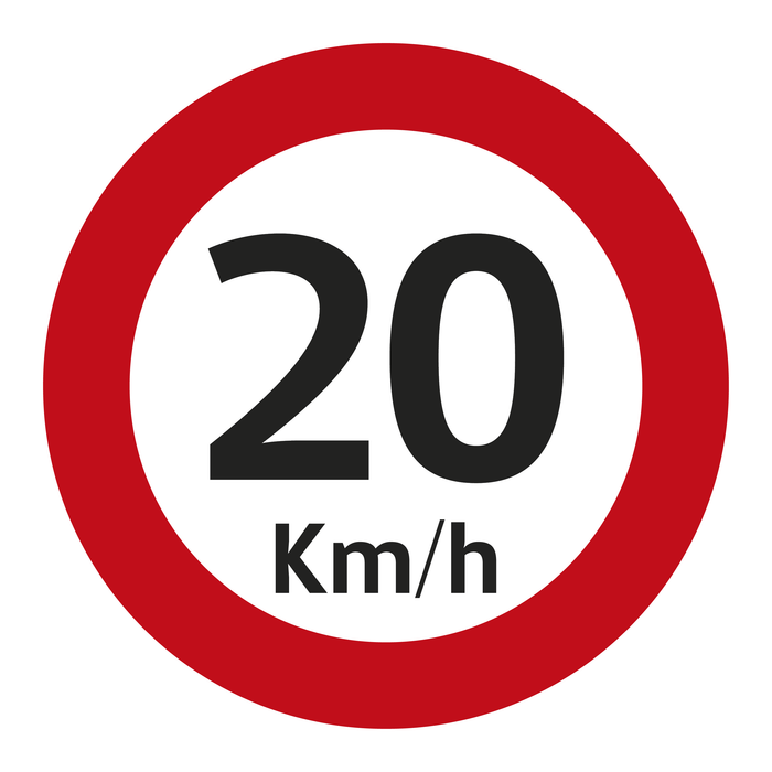 Velocidad Máxima 20 Km RR-1b