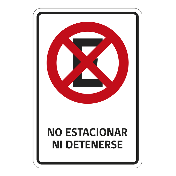 NO Estacionar ni detenerse RPO-14c