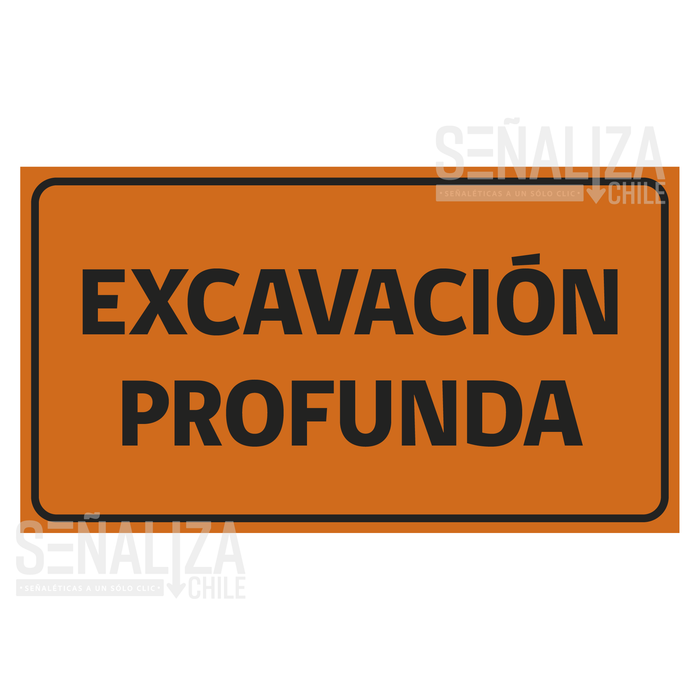 Precaución excavación profunda ITO-6