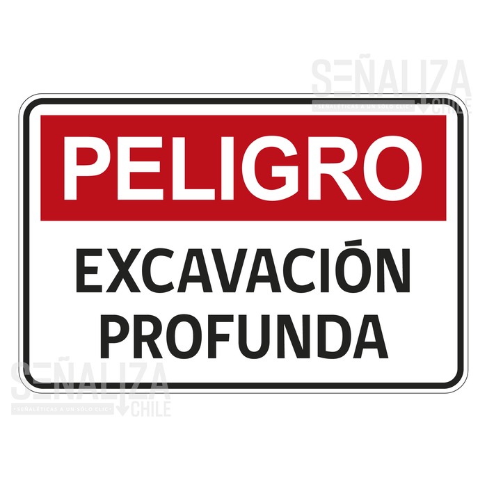 PELIGRO EXCAVACIÓN PROFUNDA PEP-1