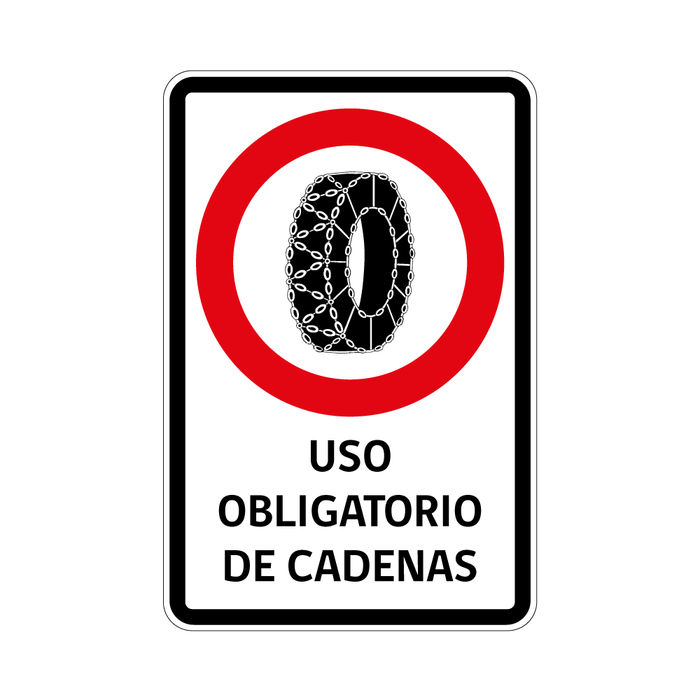 Uso Obligatorio De Cadenas-Ro-8