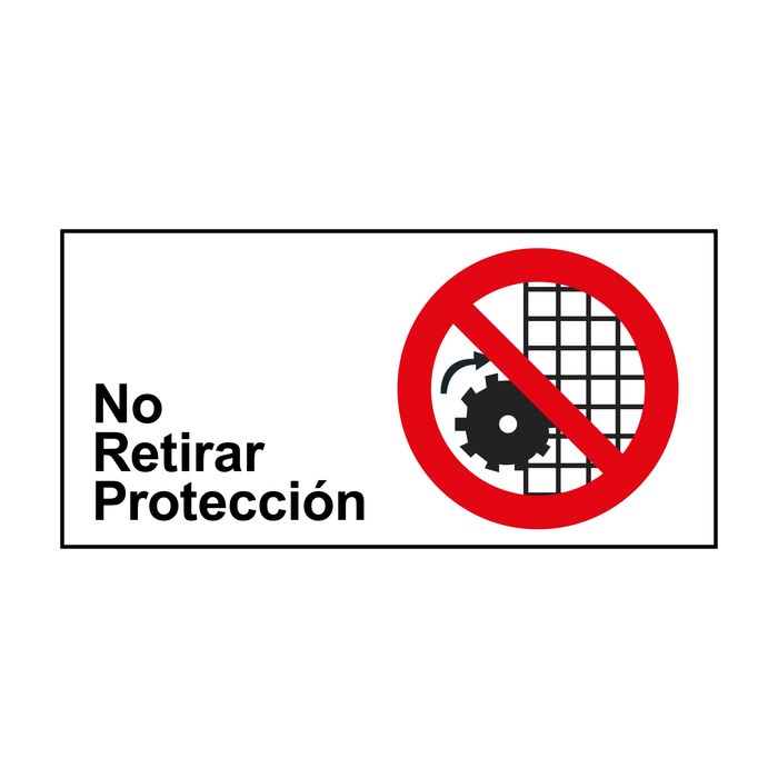 No Retirar Protección SP-20